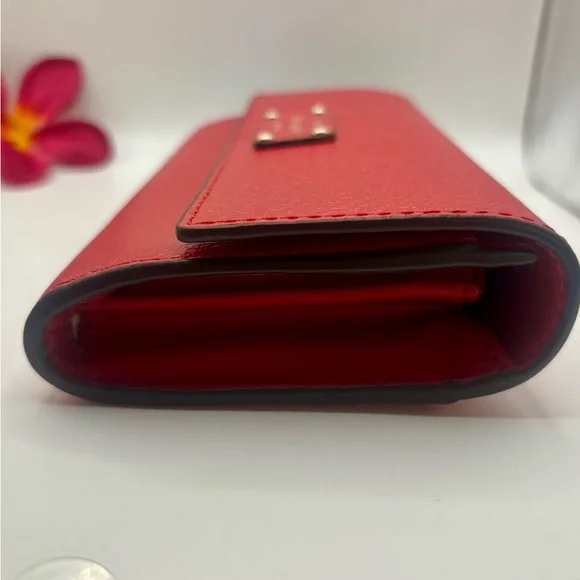 Kate Spade Leather Jean Wellesley Large Wallet WLRU5119 Hotchili NWT
MSRP $159 - Picture 6 of 7